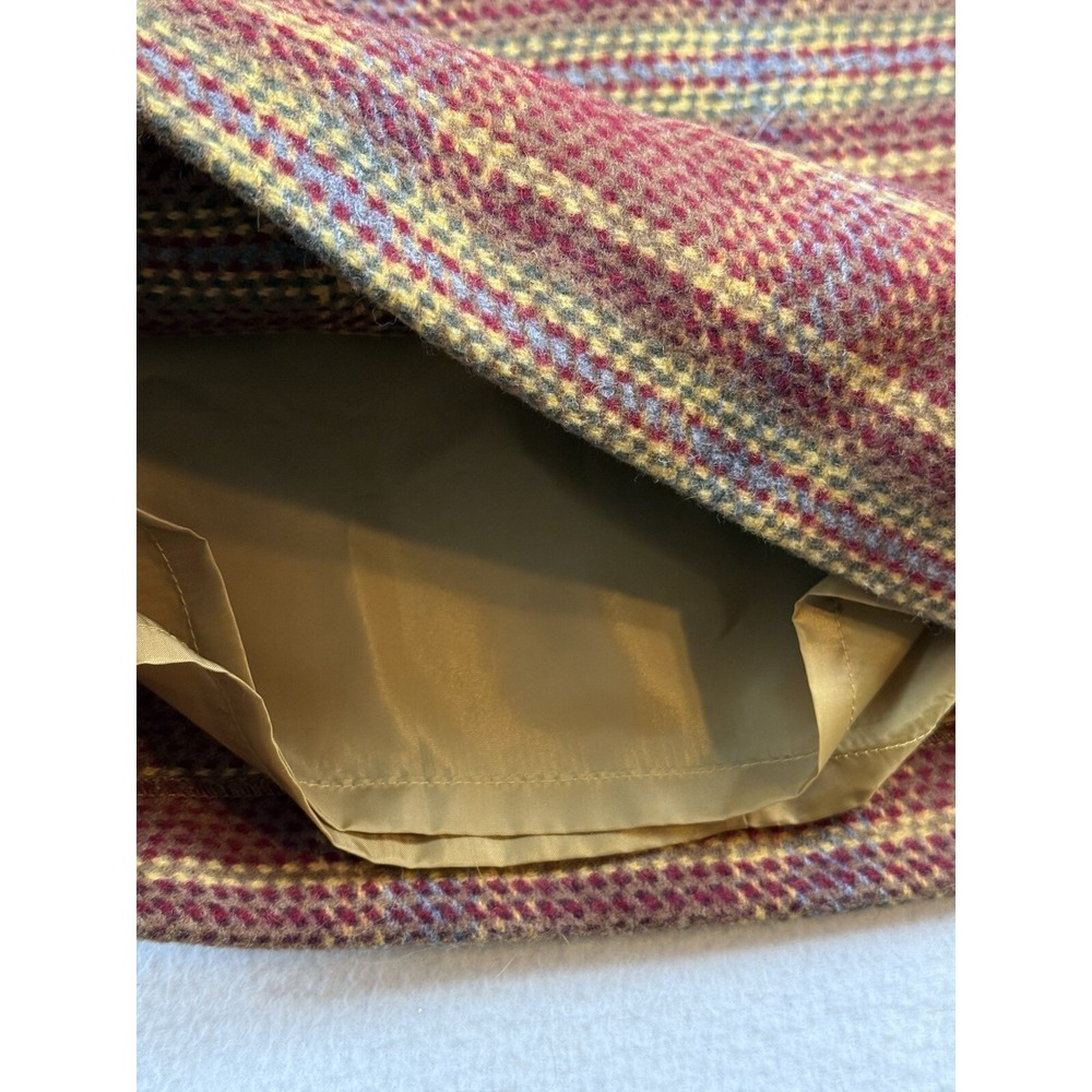 Talbots Womens Petite 2P Wool Blend Plaid Check Skirt - Picture 11 of 14